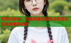 附近约软件：快速精准匹配身边优质好友体验更多精彩