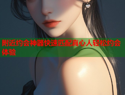 附近约会神器快速匹配真心人轻松约会体验  第1张