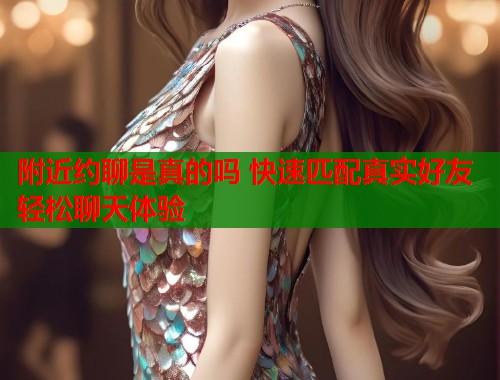 附近约聊是真的吗 快速匹配真实好友轻松聊天体验  第1张