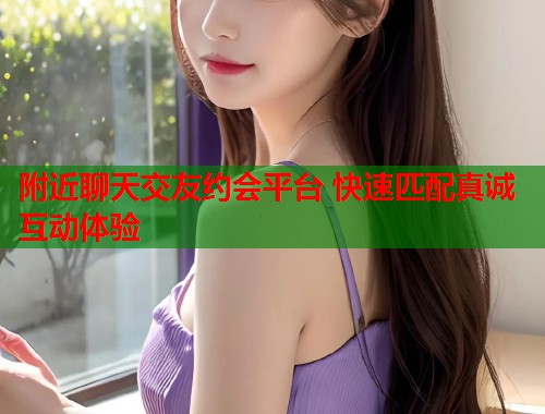 附近聊天交友约会平台 快速匹配真诚互动体验  第1张