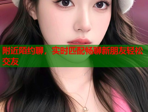 附近陌约聊，实时匹配畅聊新朋友轻松交友  第1张