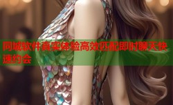 同城软件真实体验高效匹配即时聊天快速约会